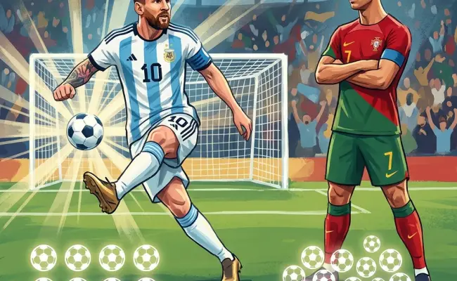 梅西近五场世界杯比赛打进8球，和C罗整个世界杯生涯持平
